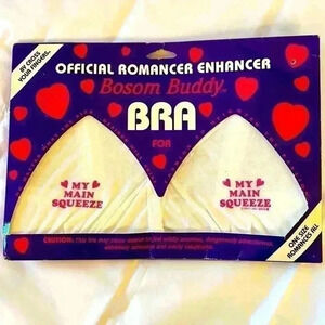 Vintage Bra Bralette One Size Gift Joke  Funny Laugh Wife Husband Kitschy Weird